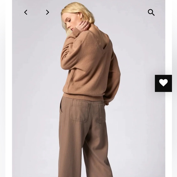 Equipment 100% Cashmere Double V-Neck - Picture 7 of 8